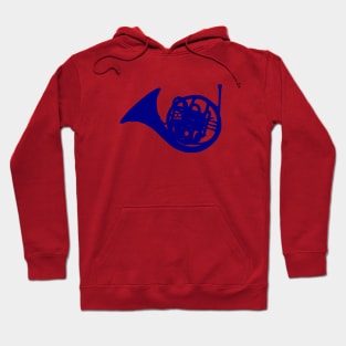 Blue French Horn Hoodie